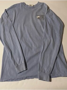 Comfort Colors Pale Blue Ribbed Crewneck Tee